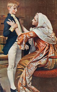 ネルソン（1758-1805）-最初の別れ、12歳 作： English School