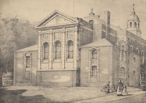 New Chancel、Clapham Church、サリー 作： English School