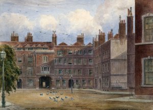 New Inn、Wych Street、1901（紙にトイレ） 作： English School
