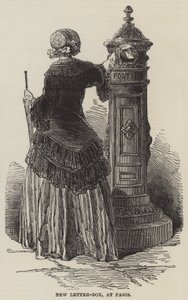 新しいレターボックス、パリにて（版画 作： English School