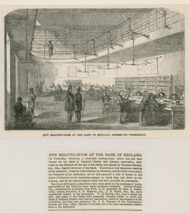 イングランド銀行の新しい閲覧室 作： English School