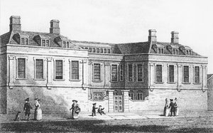 ニューキャッスル・ハウス、1790年頃（版画 作： English School