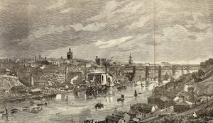 1887年のニューカッスルアポンタイン 作： English School