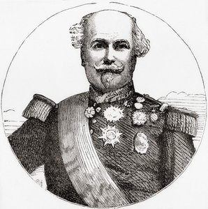 ニコラ・シャルル・ウーディノ（ウォードとロックの『イラストレイテッド・ヒストリー・オブ・ザ・ワールド』1882年頃より 作： English School