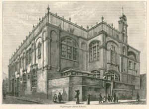 ナイチンゲールストリートスクール、メリルボーン、ロンドン 作： English School