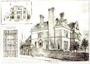 No.17 Kelston、St. Johns Avenue、The Building News、1882年2月10日より 作： English School