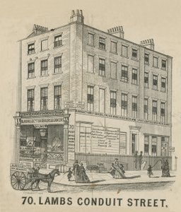No 70 Lambs Conduit Street 作： English School