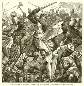 反逆者の四分の一はない！-イヴシャムの戦いでのレスター伯爵、1265年