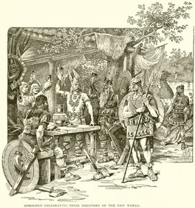 新世界の発見を祝うノルウェー人 作： English School