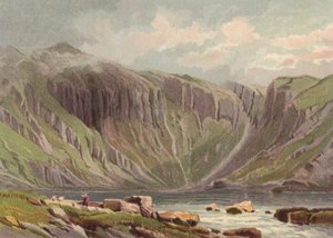 ウェールズ北部、Llyn Idwal (カラー リソ)