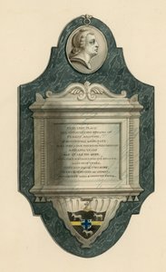 ノーウッド墓地。ミドルセックスのサウスホールにあるフランシスアスコフの墓が1788年に亡くなりました 作： English School