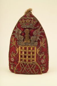 将校の擲弾兵キャップ、1708年頃 作： English School