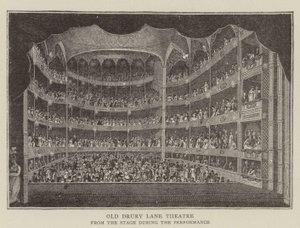 Old Drury Lane Theatre (彫刻) 作： English School