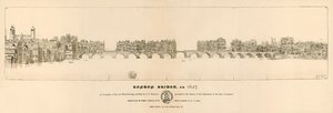古いロンドン橋、1627 作： English School