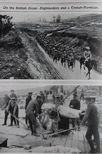 イギリス戦線で-ハイランダーズと塹壕砲、1914-18 作： English School
