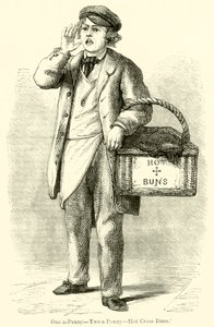 One a-Penny, Two a-Penny, Hot Cross Buns (e.g. engraving)