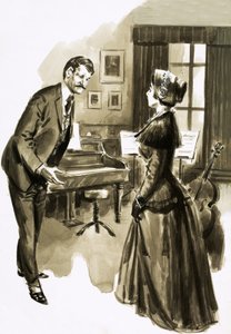 エドワードエルガーの生徒の1人は魅力的なキャロラインアリスロバーツでした 作： English School