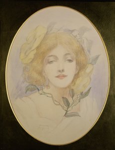 オフィーリア、1890年頃（水彩紙） 作： English School