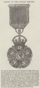 インド帝国勲章（彫刻 作： English School