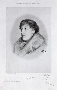 オスカーワイルド（1854-1900）社会からのビジューの肖像画 作： English School