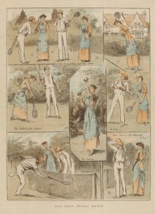 私たちの芝生テニスの試合 作： English School