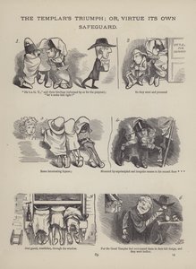 The British Working Man or One Who Does Not Believe In Him（イギリスの労働者、または彼を信じない人）』のページ（彫刻）。 作： English School