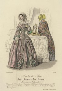 パリのファッション、1843