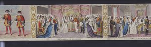 ヴィクトリア女王の結婚のパノラマの一部、1840年頃（手彩色アクアチント 作： English School