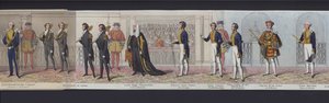 ヴィクトリア女王の結婚のパノラマの一部、1840年頃（手彩色アクアチント