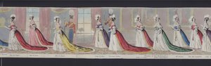 ヴィクトリア女王の結婚のパノラマの一部、1840年頃（手彩色アクアチント 作： English School