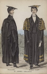 Pensoner、Fellow Commoner、St Johns College 作： English School