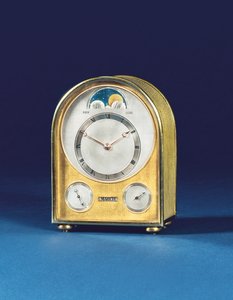 パーペチュアルカレンダートラベル時計、1898年 作： English School