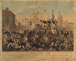 ピータールー虐殺、1819 作： English School