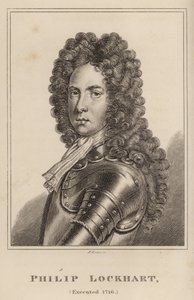 フィリップロックハート、1716年に処刑 作： English School