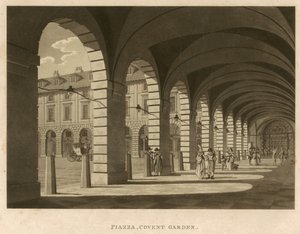 ピアッツァ、コヴェントガーデン、ロンドン、1796 作： English School