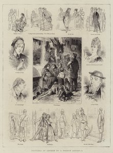 フランスの画家が描いたロンドンの絵I（彫刻作品 作： English School