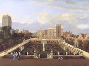 Pierrepont House、ノッティンガム、1708年頃13年 作： English School