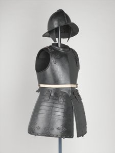 槍兵の胸当て 1630～40年頃（金属製 作： English School