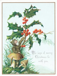 ピクシー狩りホリー、クリスマスカード 作： English School