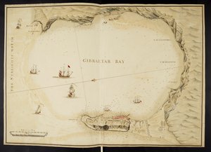 ジブラルタルの計画、ジブラルタルの湾と要塞の 5 つの計画 作： English School