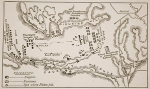 1854年10月25日、バラクラバでの光旅団の突撃計画 作： English School