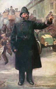 警官がトラフィックを制御する 作： English School
