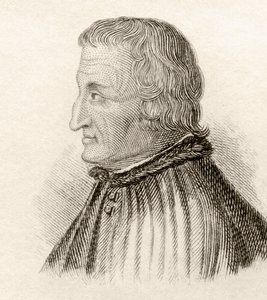 1825年に出版された「クラブの歴史辞典」からのポリドールバージル 作： English School