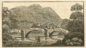 プーリー橋、アルズウォーター (彫刻) 作： English School