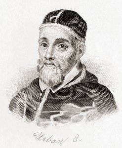 教皇アーバン VIII、c.1568 -1644、マフェオ バルベリーニ生まれ (彫刻) 作： English School