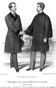 1872年にジョンウィリアムソンによってテーラーアンドカッターで出版された英国衣装のポートレートギャラリー 作： English School