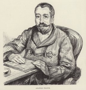 アナトールフランスの肖像 作： English School