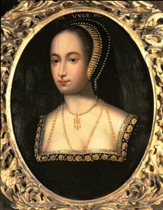 アン・ブーリンの肖像（c.1507-36）、1533 作： English School