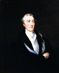 アーサー・ウェルズリー（1769-1852）ウェリントン公爵の肖像（油彩・キャンバス） 作： English School