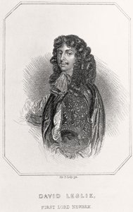 ニューアークの第一卿、デビッド・レスリーの肖像、1835年 作： English School